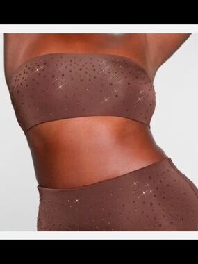 SKIMS × Swarovski Jelly Sheer Bandeau - NWT XL